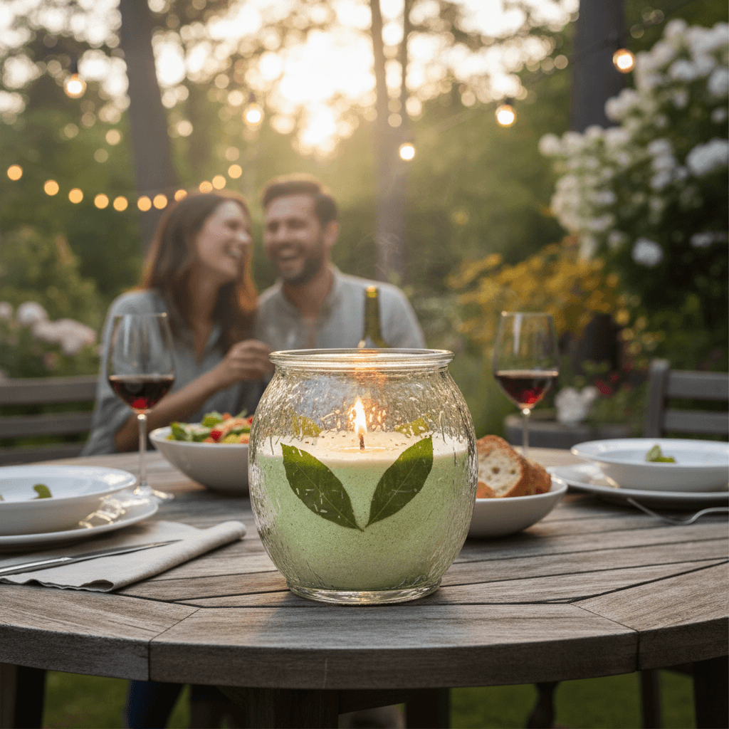 citronella candle sand