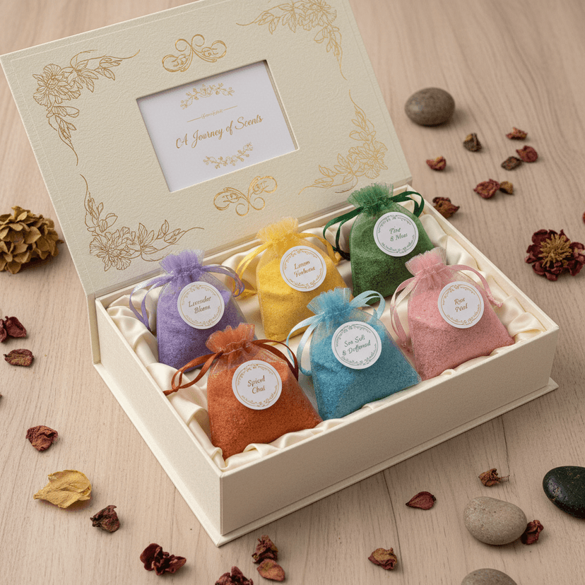 scent sampler candle sand