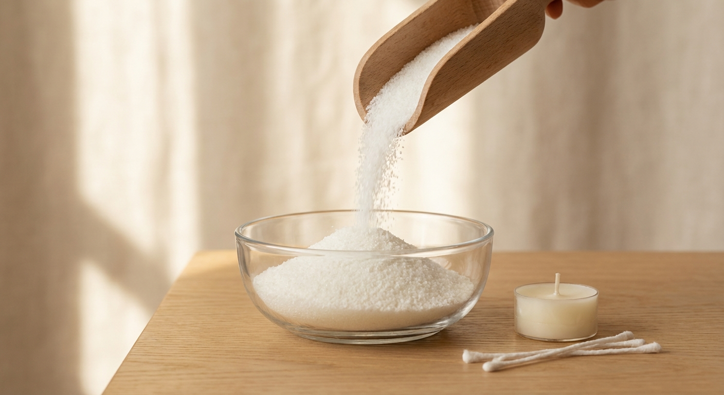 Natural Candle Sand — Classic White